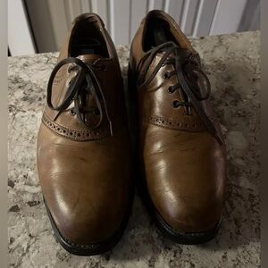Allen Edmonds‎ Corporate Casuals Oxfords Leather Shoes Cap Toe Size 9.5D